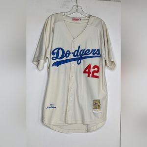 Mitchell & Ness Authentic Jackie Robinson Brooklyn Dodgers Home 1955 Jersey